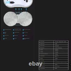 Robot de nettoyage de fenêtres automatique avec réservoir d'eau de 30ML, jet d'eau ultrasonique