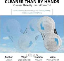 Robot de nettoyage de fenêtres électriques automatique avec pulvérisation d'eau et télécommande