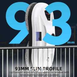 Robot de nettoyage de fenêtres électriques automatique avec pulvérisation d'eau et télécommande