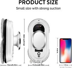 Robot de nettoyage de fenêtres intelligent Nettoyeur de fenêtres électrique avec double pulvérisation d'eau