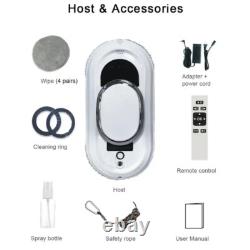 Robot de nettoyage de fenêtres intelligent Nettoyeur de fenêtres électrique avec double pulvérisation d'eau