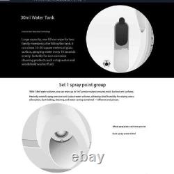 Robot de nettoyage de fenêtres intelligent avec pulvérisation d'eau par atomisation ultrasonique et aspiration