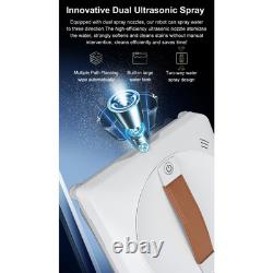 Robot de nettoyage de fenêtres (prise US) avec double pulvérisation d'eau pour Win SLAM 3.0 Path H