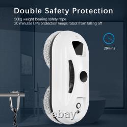 Robot de nettoyage de vitres Entièrement automatique Pulvérisation d'eau Aspiration puissante de 5600Pa Nouveau modèle