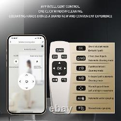 Robot de nettoyage de vitres à double croisement avec pulvérisation d'eau intelligente HOT