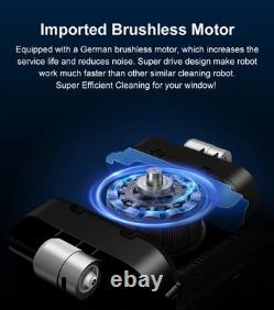 Robot de nettoyage de vitres à double pulvérisation d’eau, mémoire intelligente et capteur laser		<br/>  