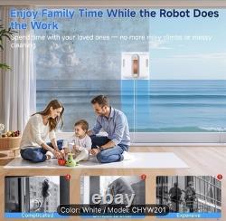 Robot de nettoyage de vitres de voiture, amélioré avec 4 jets d’eau et protection de sécurité à 8 couches
