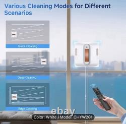 Robot de nettoyage de vitres de voiture, amélioré avec 4 jets d’eau et protection de sécurité à 8 couches