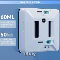 Robot de nettoyage de vitres intelligent avec pulvérisation d’eau automatique, faible bruit, robot de nettoyage de vitres, Royaume-Uni