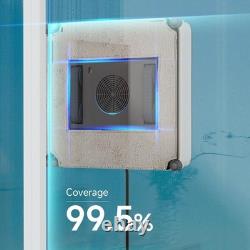 Robot de nettoyage de vitres intelligent avec pulvérisation d’eau automatique, faible bruit, robot de nettoyage de vitres, Royaume-Uni
