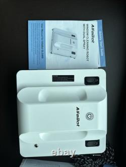 Robot de nettoyage des vitres humide/sec avec double pulvérisation d’eau et télécommande