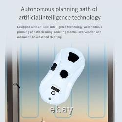 Robot lave-vitres entièrement automatique avec pulvérisation d’eau, 5600 Pa, forte aspiration, empêche les chutes