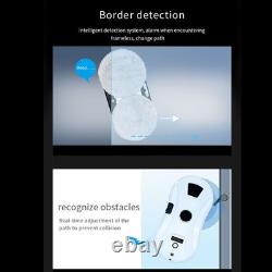 Robot lave-vitres entièrement automatique avec pulvérisation d’eau, 5600 Pa, forte aspiration, empêche les chutes