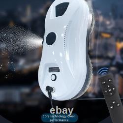 Robot lave-vitres entièrement automatique avec pulvérisation d’eau, 5600 Pa, forte aspiration, empêche les chutes