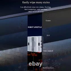 Robot lave-vitres pour surfaces en verre, pulvérisation d’eau automatique RL528, 100 ml Wa