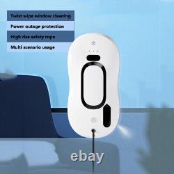 Robot nettoyeur de fenêtre à pulvérisation d'eau automatique avec télécommande intelligente.