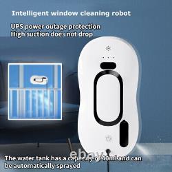 Robot nettoyeur de vitres à pulvérisation d'eau, outil de nettoyage automatique intelligent avec télécommande.
