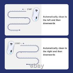 Robot nettoyeur de vitres automatique Nouveau contrôle intelligent à distance avec pulvérisation d'eau Ménage