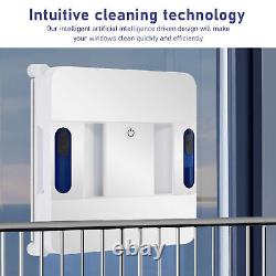 Robot nettoyeur de vitres automatique avec double pulvérisation d'eau pour fenêtres