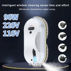 Robot nettoyeur de vitres automatique avec nouvelle télécommande intelligente et pulvérisation d’eau pour la maison
