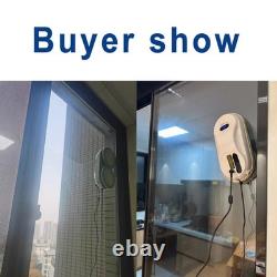 Robot nettoyeur de vitres automatique avec nouvelle télécommande intelligente et pulvérisation d’eau pour la maison