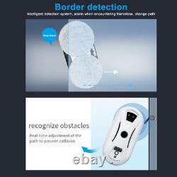 Robot nettoyeur de vitres automatique, nouveau, intelligent, avec télécommande et pulvérisation d’eau pour la maison