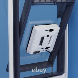 Robot nettoyeur de vitres intelligent 3000 Pa avec télécommande et double pulvérisation d’eau automatique