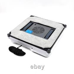Robot nettoyeur de vitres intelligent 3000 Pa avec télécommande et double pulvérisation d’eau automatique