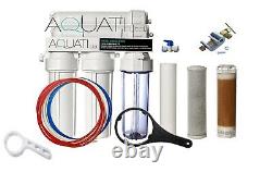 Système de filtration d'eau Aquati 200GPD 4 étapes RO et DI pour nettoyage de fenêtres et aquariums