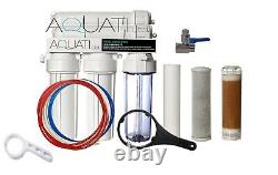 Système de filtration d'eau RO et DI Aquati 200GPD 4 étapes pour nettoyage de fenêtres et aquariums