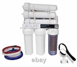 Système de filtration d'eau par osmose inverse RO DI Aquati 4 étapes 450GPD pour le nettoyage de fenêtres