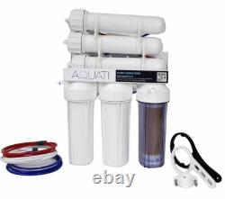 Système de filtration d'eau par osmose inverse RO DI Aquati 4 étapes 450GPD pour le nettoyage de fenêtres