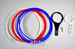 Système de filtre à eau par osmose inverse XL 200GPD 4 RODI pour nettoyage de fenêtre et aquarium