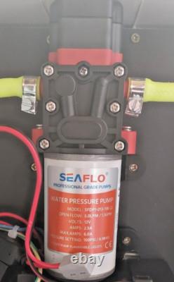 Système de nettoyage de fenêtres à poteau alimenté par eau WFP 12v 12ah, système puissant de 100psi