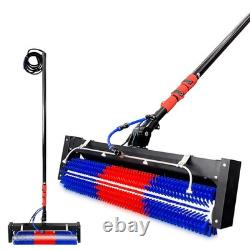 Système de nettoyage de fenêtres avec brosse rotative alimentée en eau pour panneaux solaires ZNZHNSI