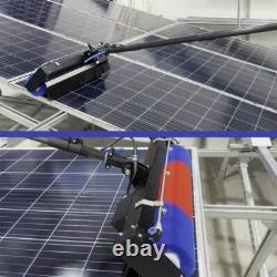 Système de nettoyage de fenêtres avec brosse rotative alimentée en eau pour panneaux solaires ZNZHNSI