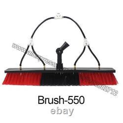 Tête de brosse de nettoyage de fenêtre pour lavage de panneaux solaires, passage de l'eau sans Po